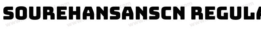 sourehansanscn regular字体转换
